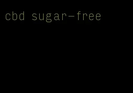 cbd sugar-free